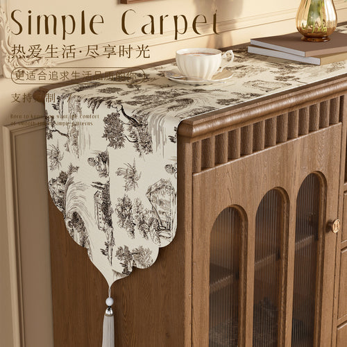 Decorative Plant-friendly Table Runner for Garden