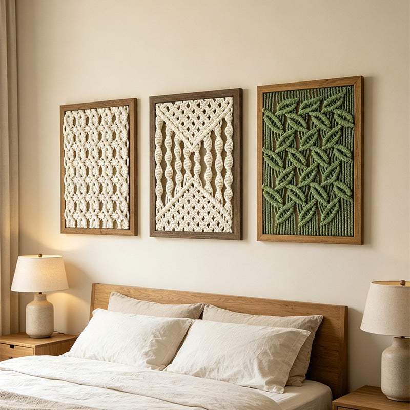 Desktop Rattan Wall Decor with Home Styling