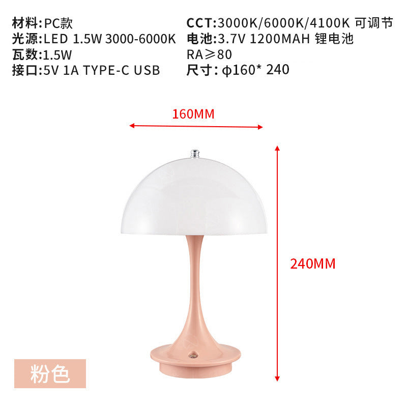 Ambient Decorative Mushroom Table Lamp for Bedroom