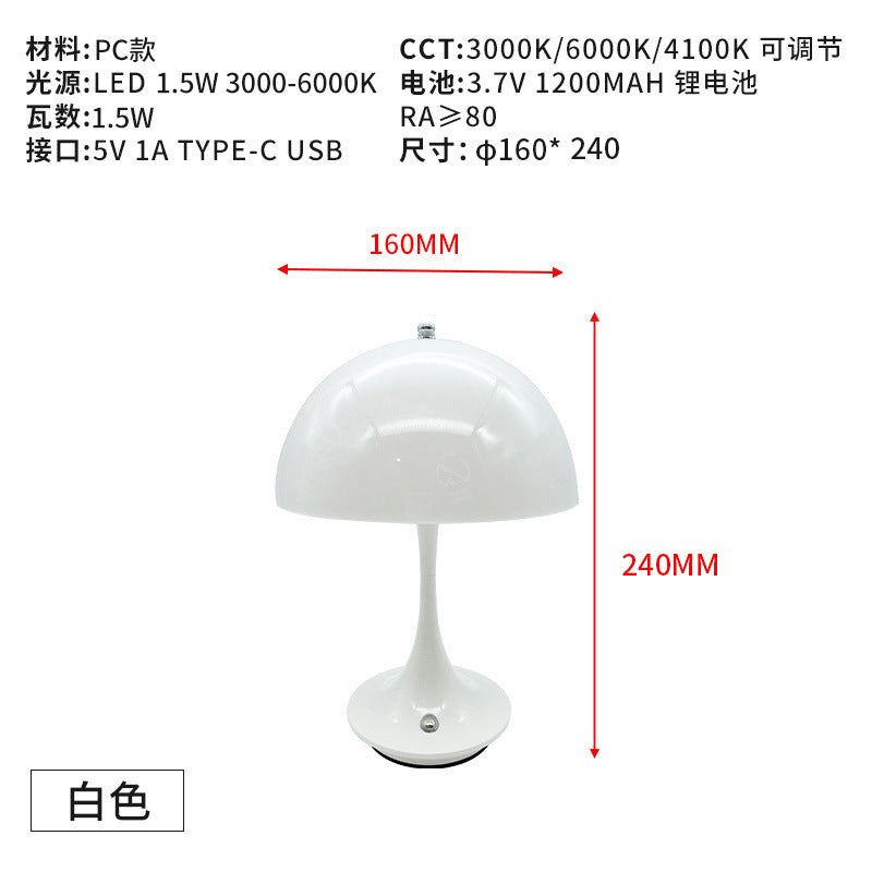 Ambient Decorative Mushroom Table Lamp for Bedroom