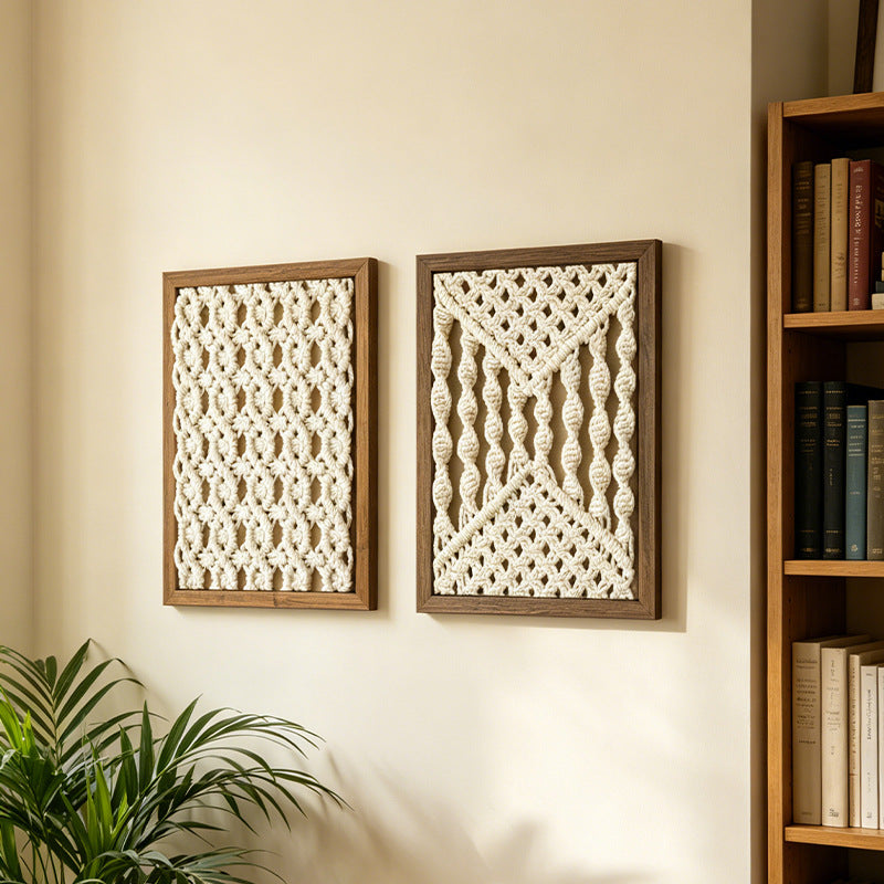 Desktop Rattan Wall Decor with Home Styling