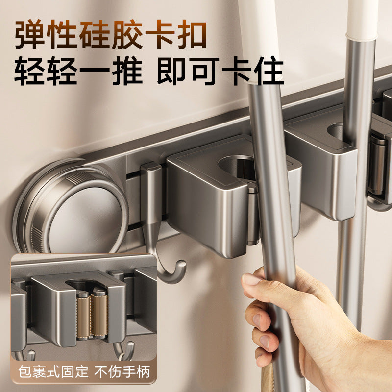Wall Mounted Broom and Mop Holder