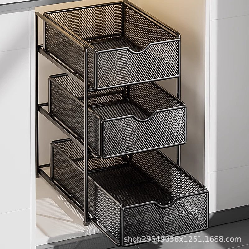Decorative Plant-friendly Storage Rack for Kitchen