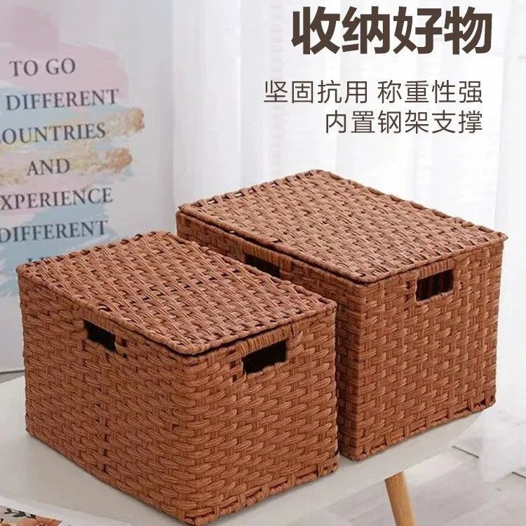 Decorative Rattan Wall Decor with Easy Plant Care