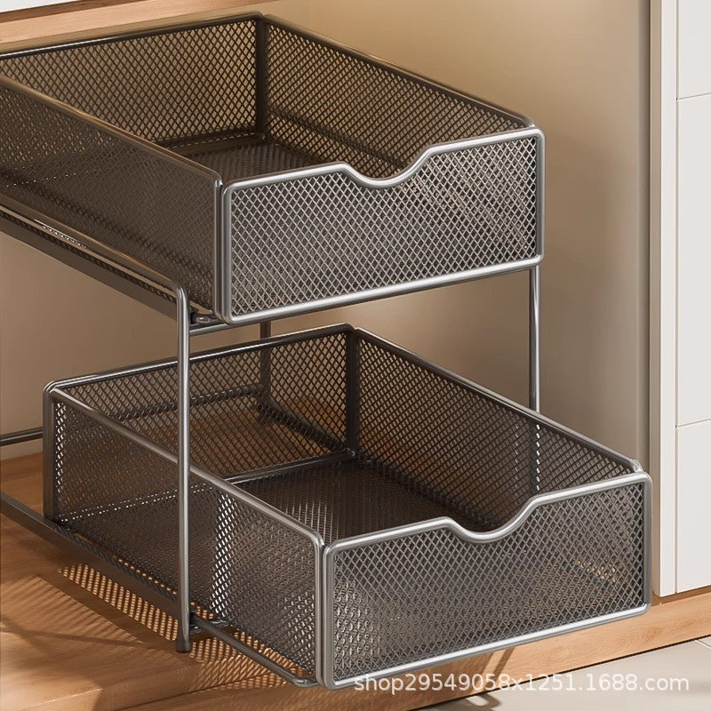 Decorative Plant-friendly Storage Rack for Kitchen