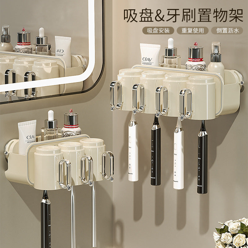 Decorative Plant-friendly Storage Rack for Bathroom