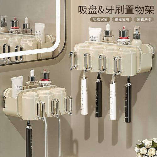 Decorative Plant-friendly Storage Rack for Bathroom